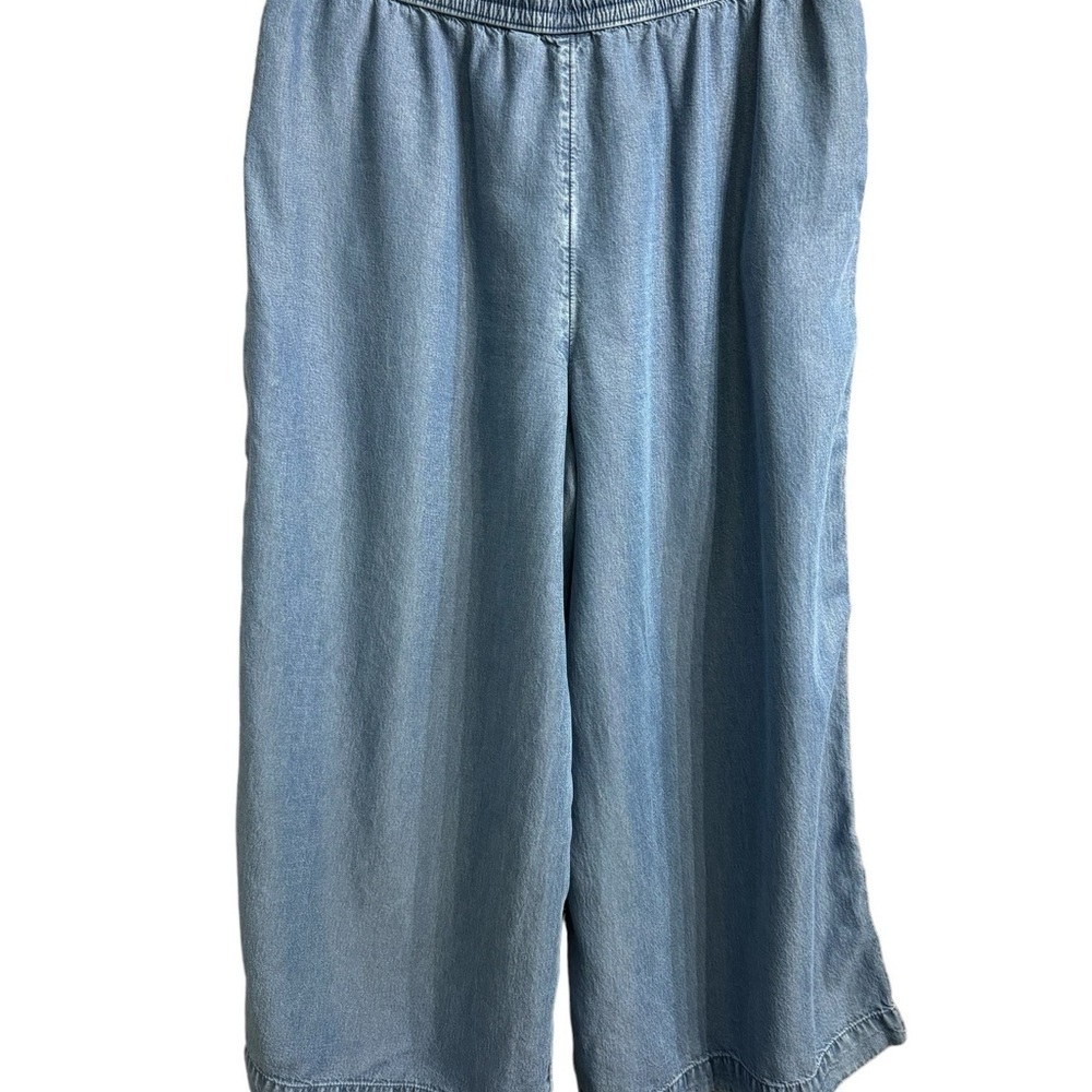 GAP (EUC) Draw String Wide Leg Capri Pant, Size Medium - Picture 2 of 7